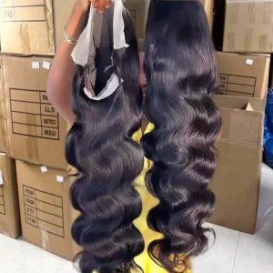 Body Wave lace-front pruik 250% density